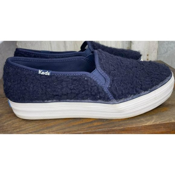 KEDS Sherpa Sneakers Triple Decker Shoes 💙Dream Foam Insole Woman’s 6.5 - Picture 3 of 8